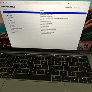 organise safari bookmarks